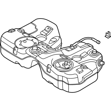 Kia 31150L3600 Tank Assy-Fuel