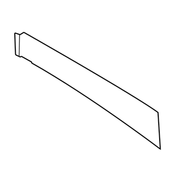 Kia 76513K0000 Black Tape-Fr Dr Rr,