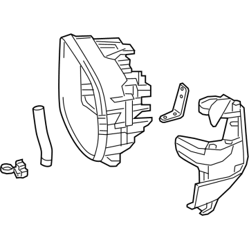 Honda 76205-TLA-A31 Housing Set, Passenger Side