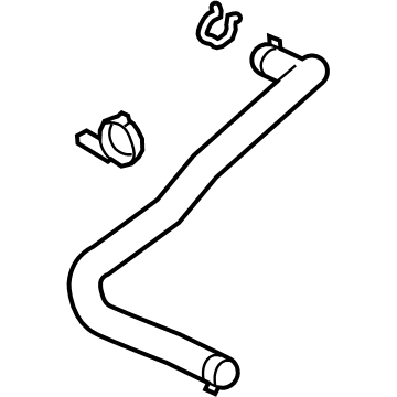 Ford 9L3Z-8260-C Upper Hose