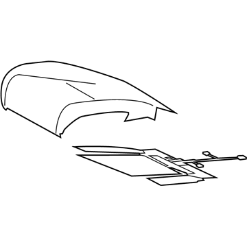 Lexus 71071-50C40-B2 Front Seat Cover Sub-Assembly