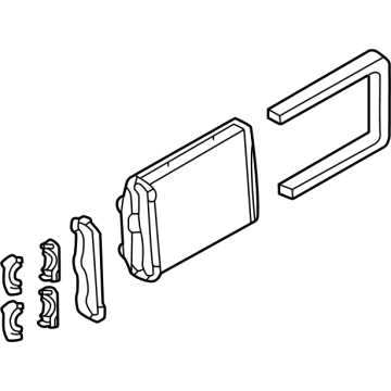 Mopar 68266040AA Core-Heater