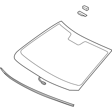 Lexus 56101-50491 Windshield Glass