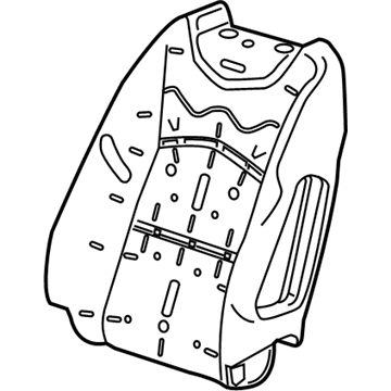 GM 86825695 PAD ASM-F/SEAT BK