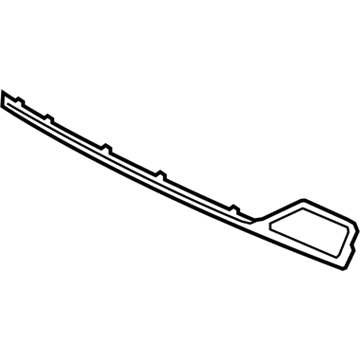 Hyundai 84798-D2000-ZCA Plate-Crash Pad, RH