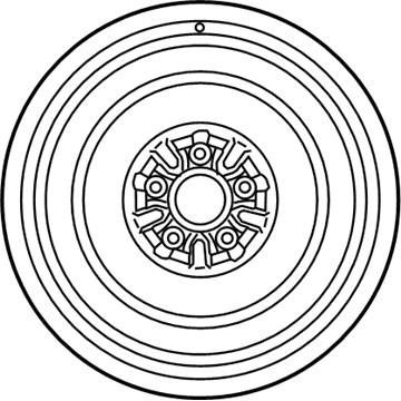 Toyota 42611-42471 Wheel, Spare