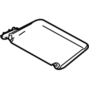 GM 15855088 Sunvisor