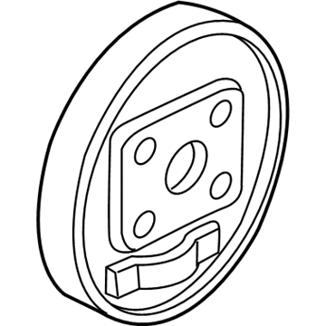 GM 18014504 Backing Plate Asm - Rear Drum Brake (LH)