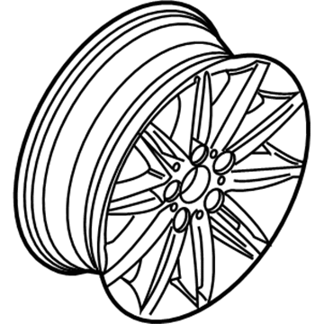 BMW 36-11-8-036-937 Light Alloy Rim