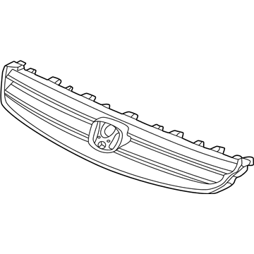 Honda 71121-S5A-003ZA Base, Front Grille (Nighthawk Black Pearl)