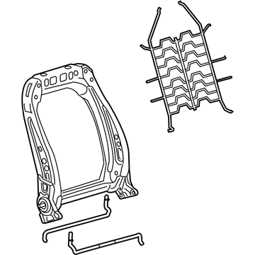 GM 42384908 Seat Back Frame