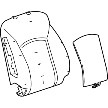 GM 95914356 Seat Back Pad