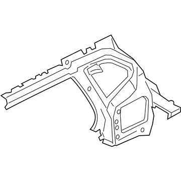 BMW 41-00-2-993-059 C-Pillar Reinforcement, Left