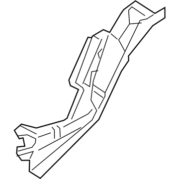 BMW 51-48-2-990-455 Sound Insulating Wheel Housing Rear Left