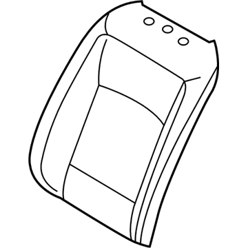 BMW 52-10-7-229-967 Foam Section, Basic, Backrest