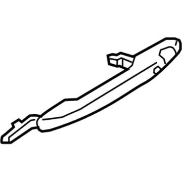 BMW 51-21-7-317-634 Outer Door Handle Passenger'S Side