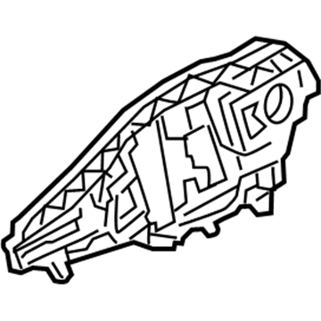 BMW 51-21-7-296-457 Carrier, Outside Door Handle, Left