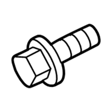 Nissan 081B7-0701A Bolt-FLG, Hex Pp Type 2 9T M10