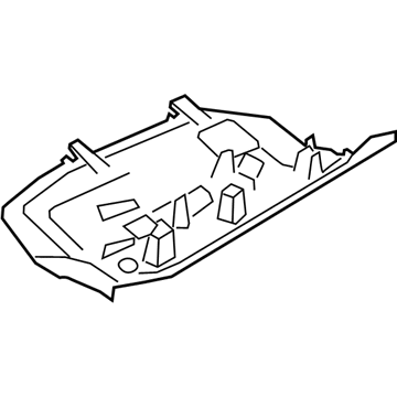 BMW 51-45-9-160-062 Passenger'S Footwell Trim Panel
