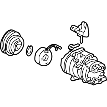 Honda 38810-P8E-A01 Compressor (Denso)