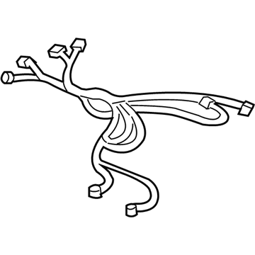 GM 88899116 Harness Asm, Passenger Seat Adjuster Wiring 6Way Power W/Heat