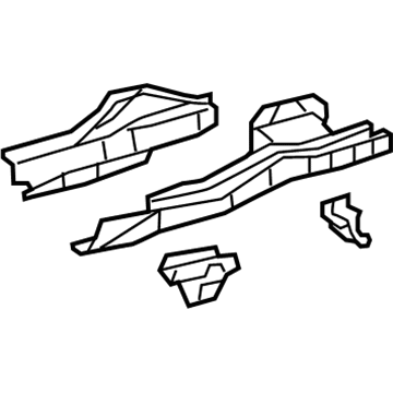 Toyota 57611-02904 Rear Rail