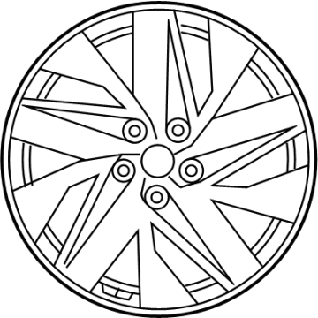 Kia 52910P2250 Wheel Assembly-Aluminium