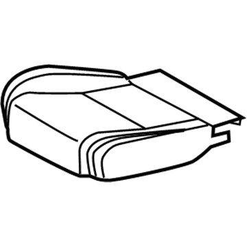 Toyota 71072-0C271-B5 Cushion Cover