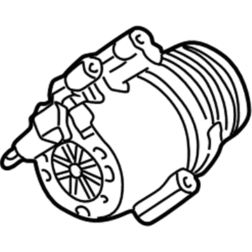 GM 19130448 Air Conditioner Compressor Assembly