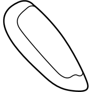 BMW 51-43-8-262-389 Armrest Upper Part Rear Left