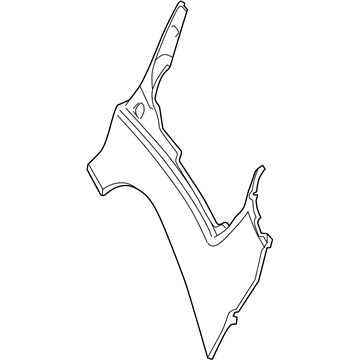 BMW 51-43-8-240-971 Lateral Trim Panel Bottom Rear Left