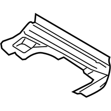 BMW 41-12-7-225-053 LEFT REAR SEAT CONSOLE