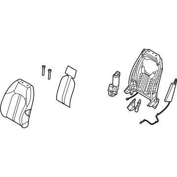 Hyundai 88300-L0080-VSA Back Assembly-FR Seat, LH