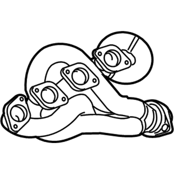 BMW 11-62-7-838-400 Exhaust Manifold