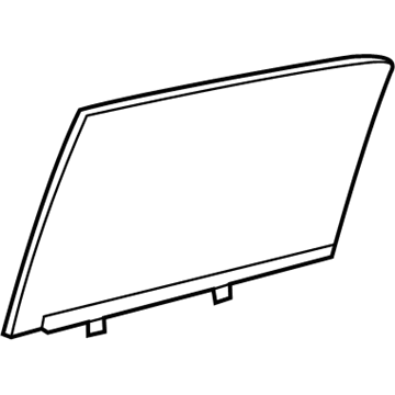 Lexus 68103-50200 Glass Sub-Assy, Rear Door, RH