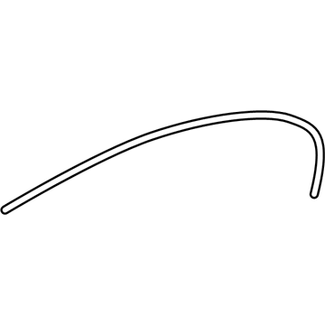 BMW 51-35-7-182-299 Finisher, Window Frame, Top, Door Rear Left