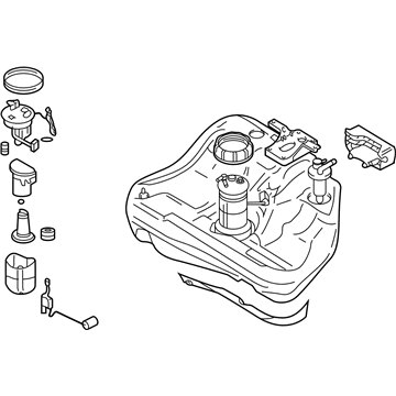 Mopar 1700A015 Fuel Tank Assembly