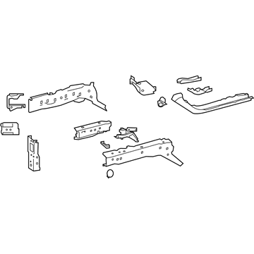 Toyota 57102-47091 Rail Assembly