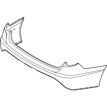 Hyundai 86610-L1020 Cover-RR Bumper, Upr