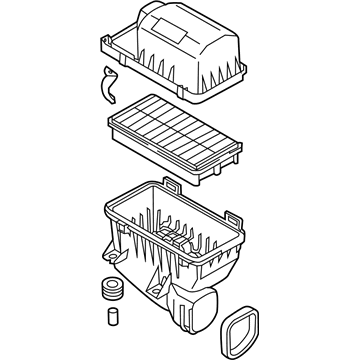 Hyundai 28110-4D200 Cleaner Assembly-Air