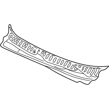 GM 15829661 Cowl Grille