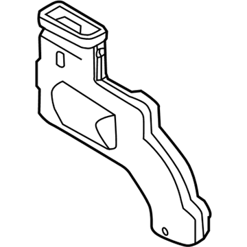 Nissan 16578-4CL0A Hose-Air Duct