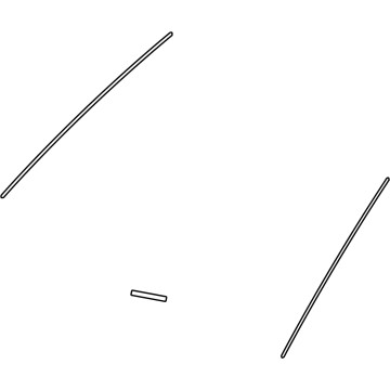 Honda 73226-SZW-000 Rubber, RR. Windshield Dam (5X5) (Std)