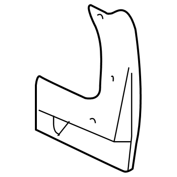 Kia 86831D9001 Guard Assembly-Front Wheel