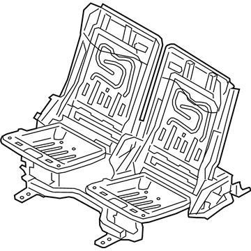 BMW 52-30-7-440-489 SEAT STRUCTURE