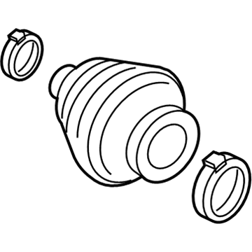 BMW 31-60-7-620-599 Repair Kit Bellows, Interior