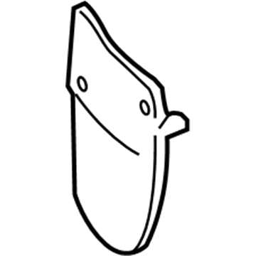 Ford 6L5Z-16A550-AA Mud Guard