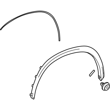 Lexus 75601-78060-A0 MOULDING SUB-ASSY, F