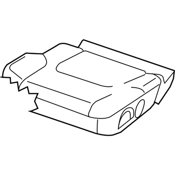 Nissan 87370-9BL0A Trim Assembly - Front Seat Cushion