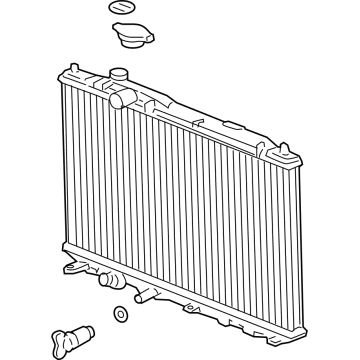 Honda 19010-64S-A01 W-RADIATOR